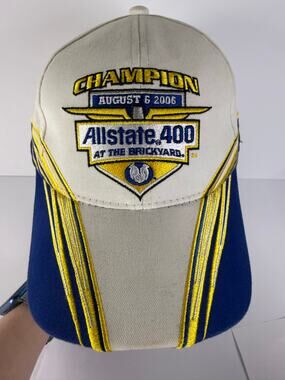 NASCAR Allstate 400 At Brickyard 2006 Hat Vintage Racer Strap Indie Speedway